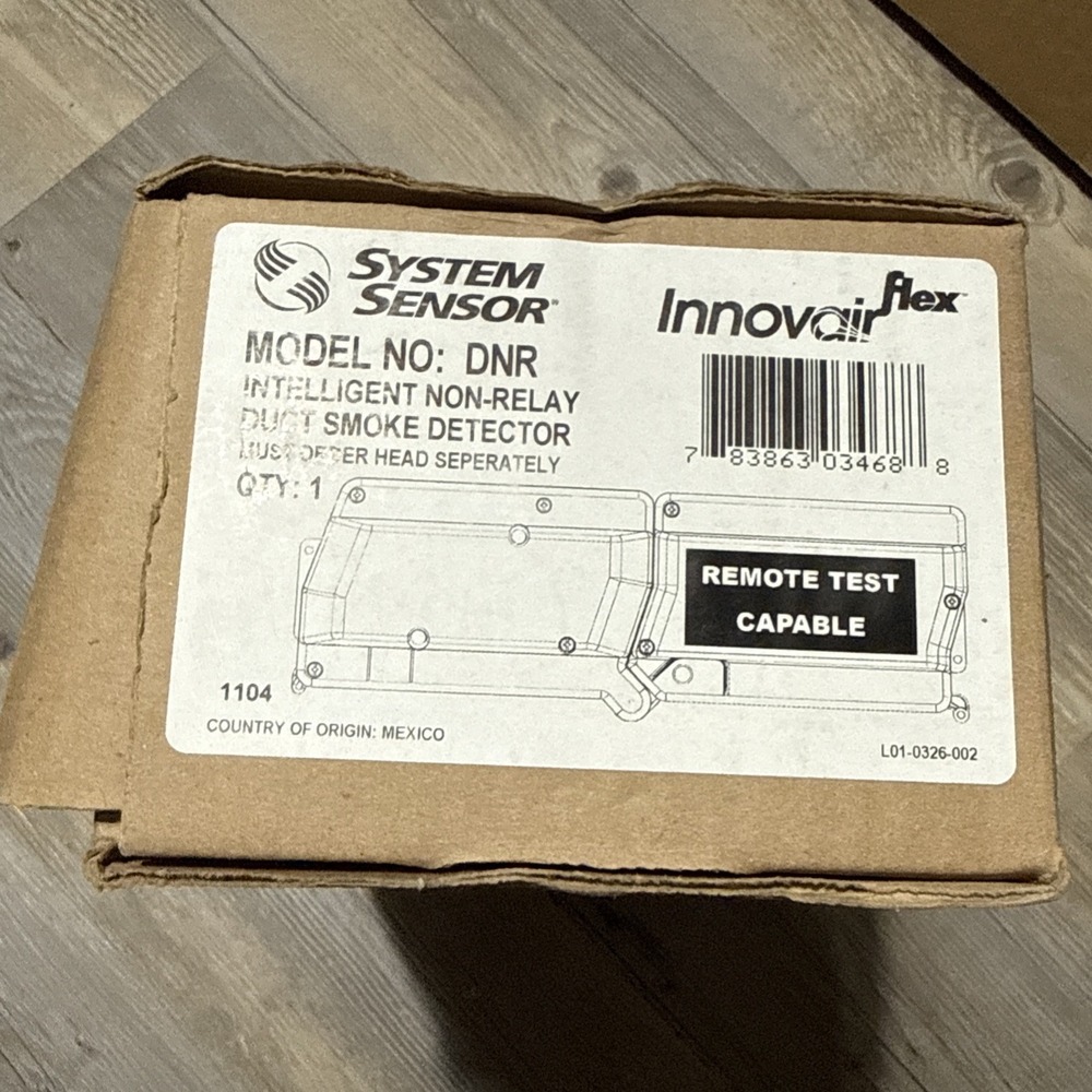 System Sensor InnovairFlex DNR Intelligent Non-Relay Duct Smoke Detector